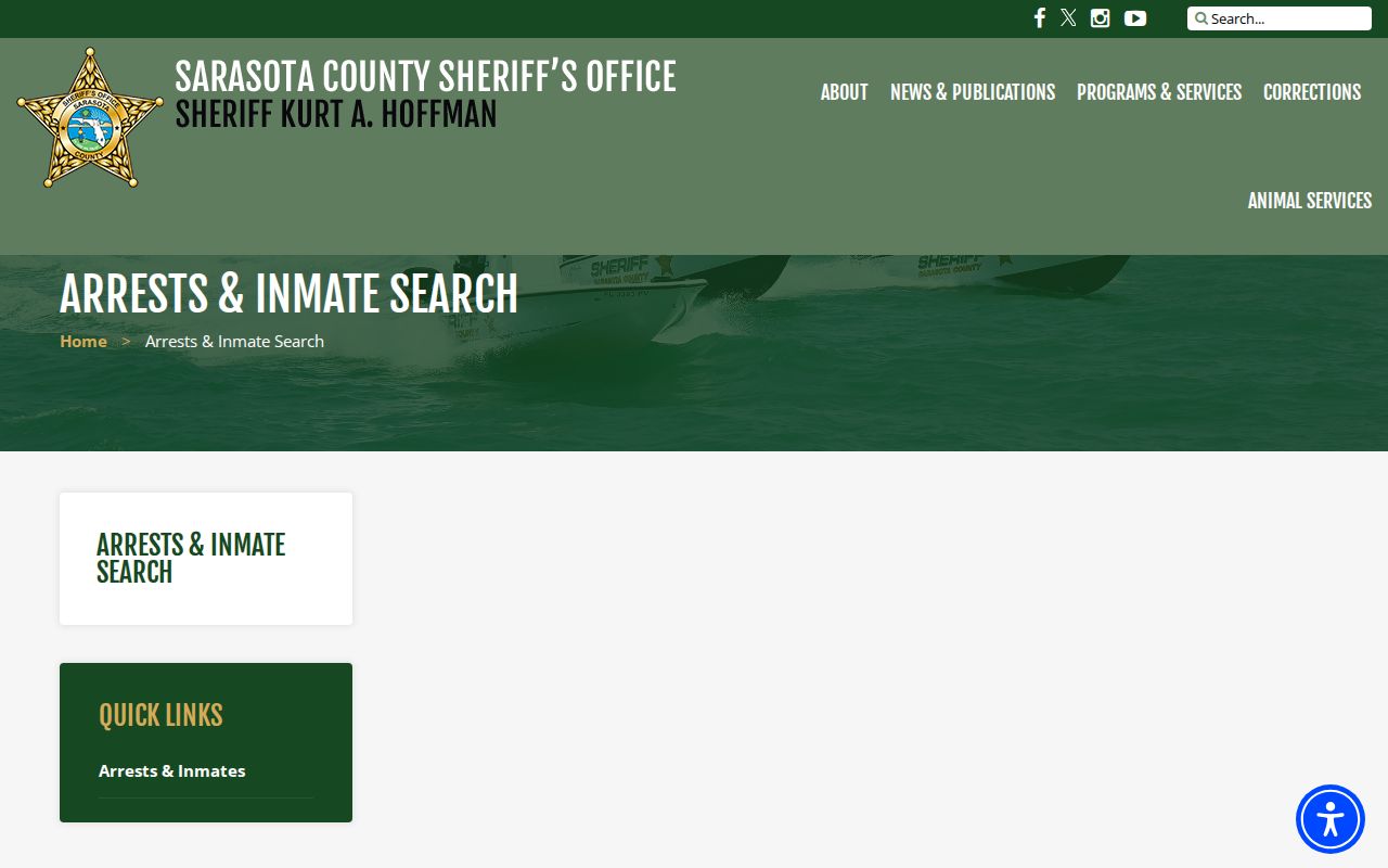 Venice neighbor lookup and Sarasota arrest search notice